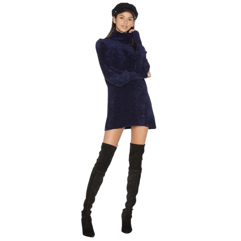 Free People New Moon Chenille Tunic Sweater Dress, EUC